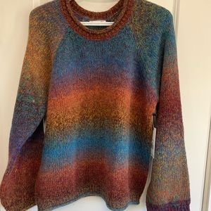 Dex NWT Rainbow sweater Size M